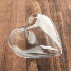 Floating Jumbo Heart With Hot Pink Pearls & Heart Gems- DIY Vase Decorations & Table Scatter