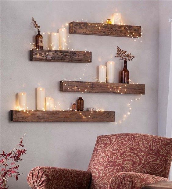 3 Submersible LED Fairy Lights Strings Warm White or Cool White Garland- with Hidable and Submersible Batteries