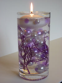 Floating Translucent Color Water Gels Accents-Including Premeasured Prep & Storage bag Kit for Best Floating Results! Vase Decorations
