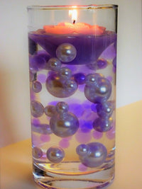 Floating Translucent Color Water Gels Accents-Including Premeasured Prep & Storage bag Kit for Best Floating Results! Vase Decorations