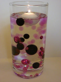 Floating Translucent Color Water Gels Accents-Including Premeasured Prep & Storage bag Kit for Best Floating Results! Vase Decorations